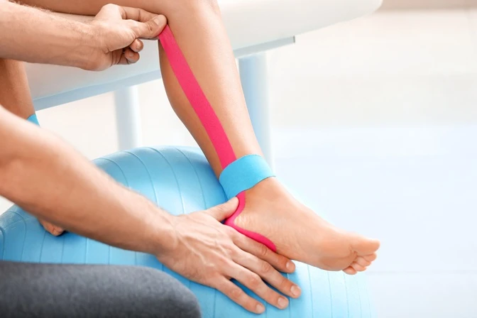 K-taping pédicurie podologie